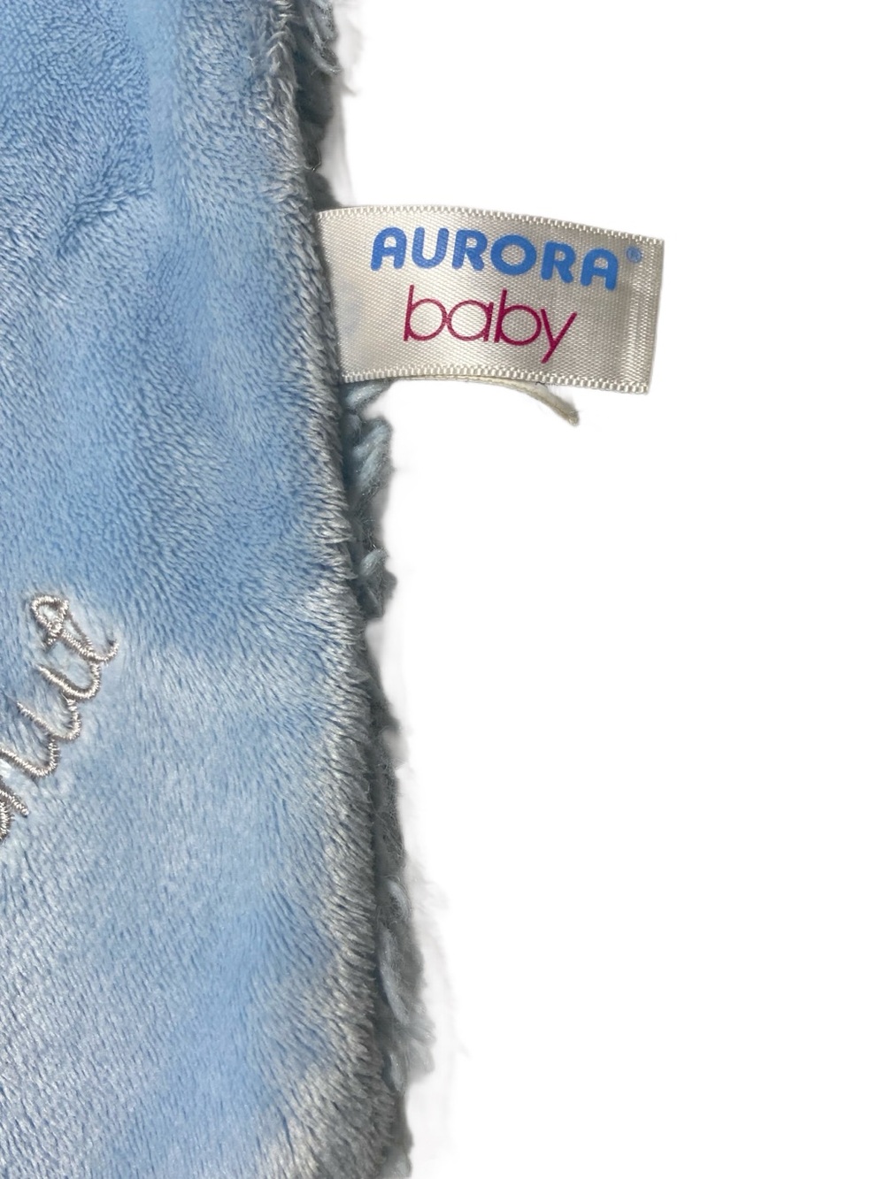 Aurora Baby Light Blue Elephant Lovey Blanket NWOT - Picture 6 of 6